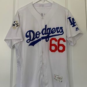 Yasiel Puig LA Dodgers Majestic Jersey